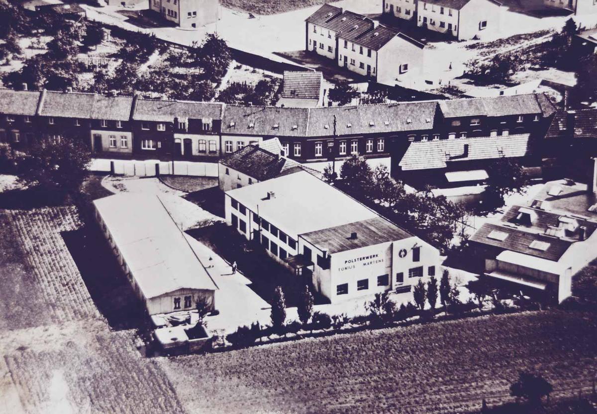 Historische foto van de fabriek